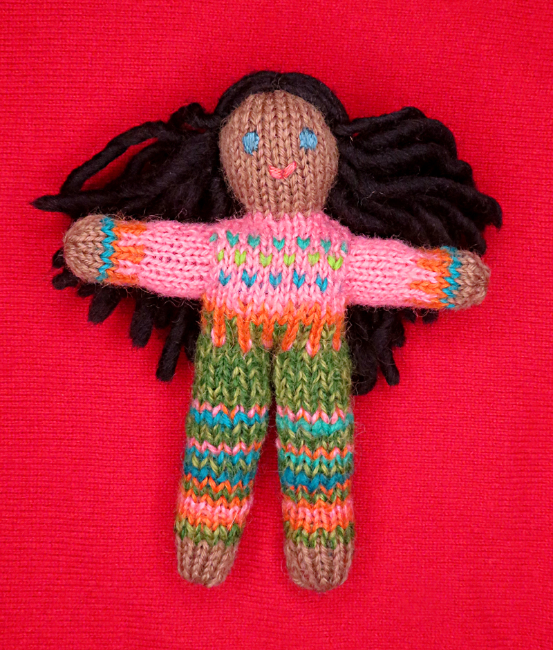 Wee Woolie doll #D9006.