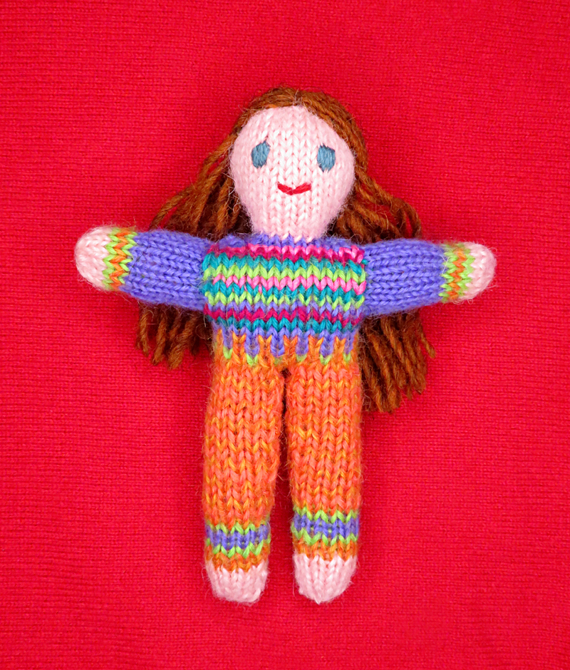 Wee Woolie doll #D9008.