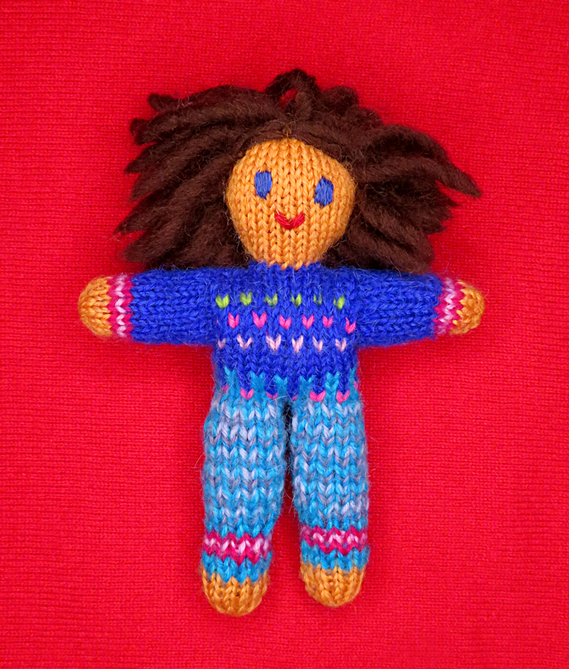 Wee Woolie doll #D9010.