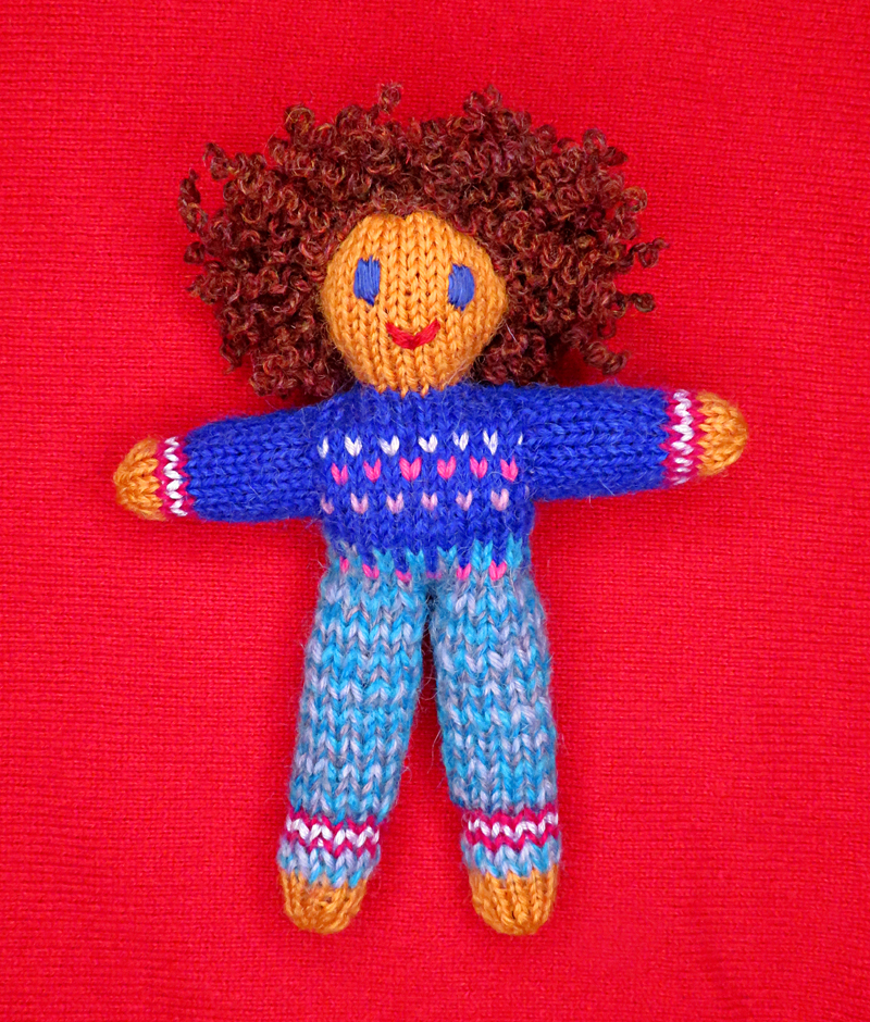 Wee Woolie doll #D9012.