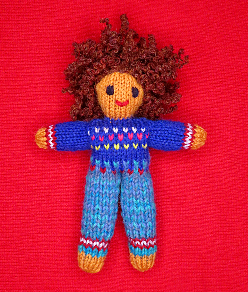 Wee Woolie doll #D9013.