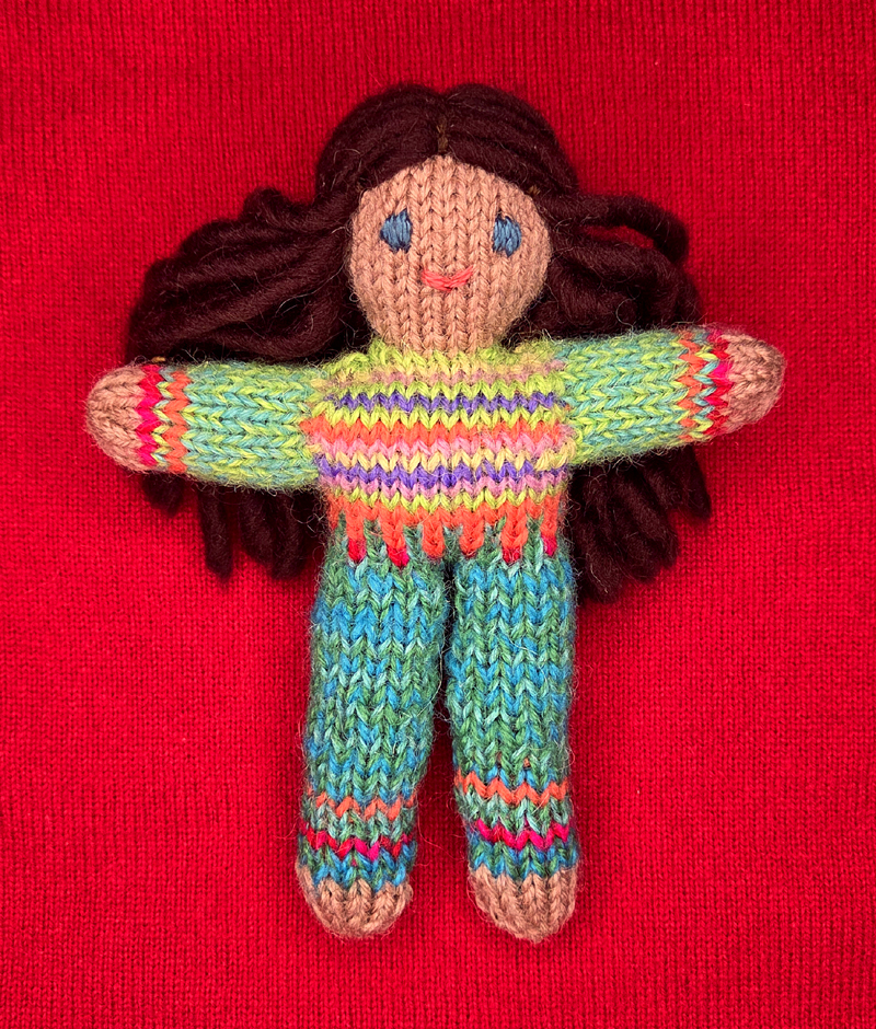 Wee Woolie doll #D3250.