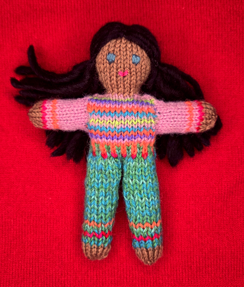 Wee Woolie doll #D3436.