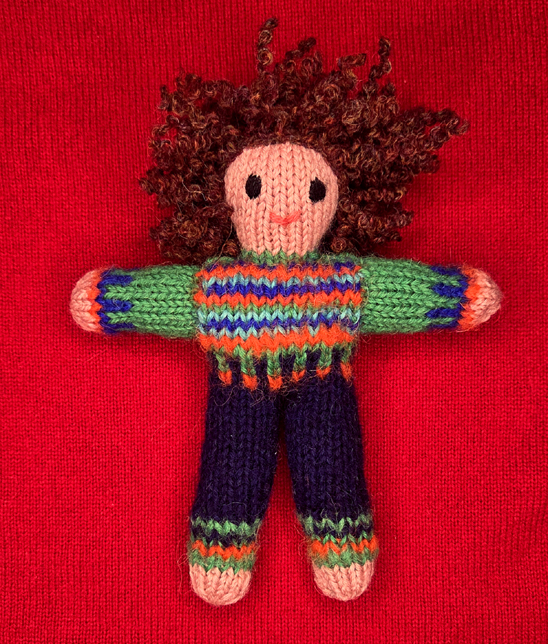 Wee Woolie doll #D3751.