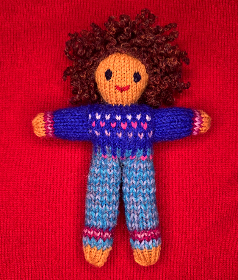 Wee Woolie doll #D3834.