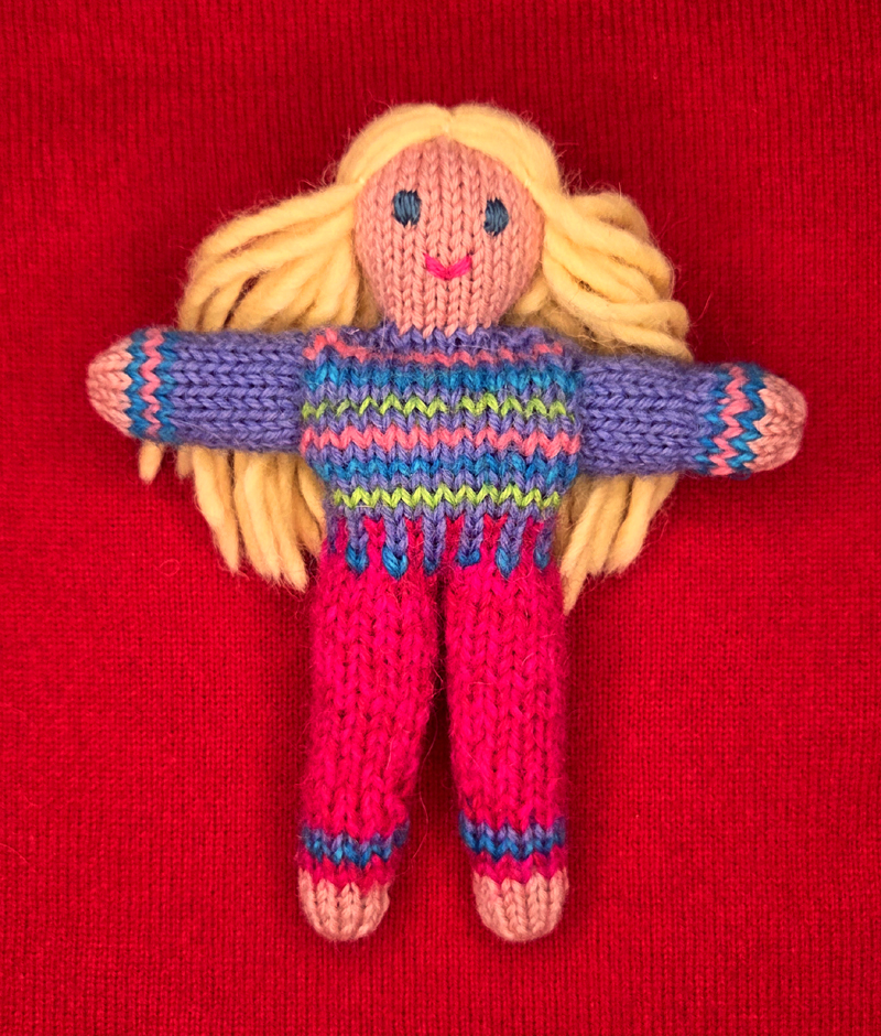 Wee Woolie doll #D4649.